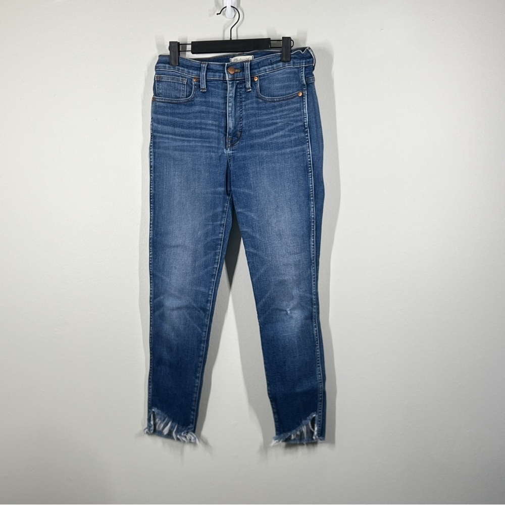 MADEWELL size 28 Blue Denim Jeans skinny jeans distressed